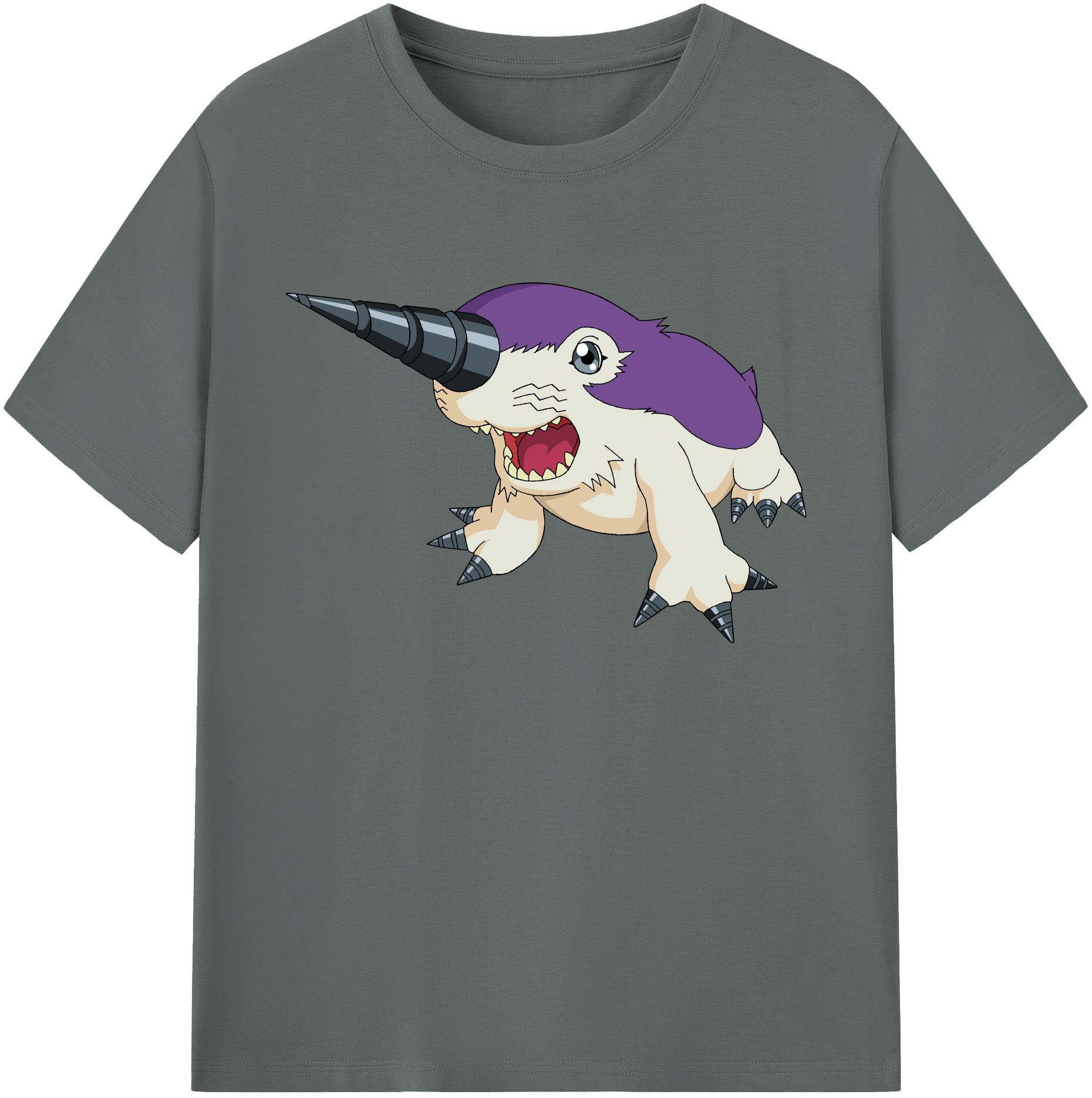 （画像用） Digimon デジタルモンスター/デジモン 綿100％ メンズ半袖Tシャツ｜肌触りやわらか＆通気性